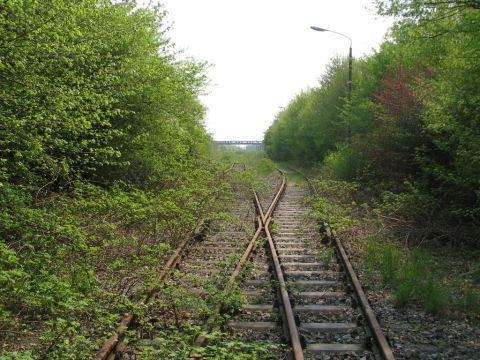 Bahnhof der Siloanlage