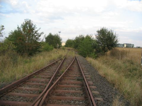 Zufahrt Panzerverschrottung Rockensura