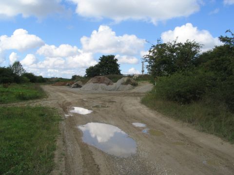 Zufahrt zu den Schachtanlagen