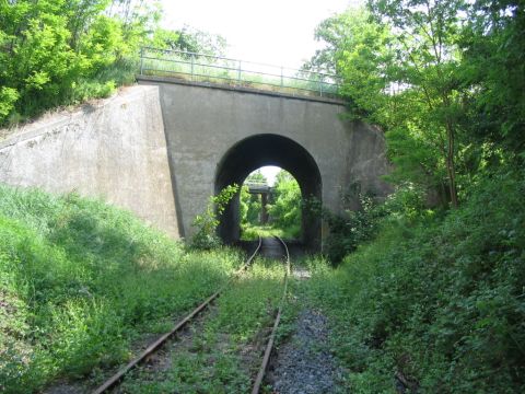 Brücke der Bahnlinie von Gotha