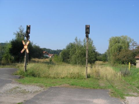 Abzweig beim Kieswerk