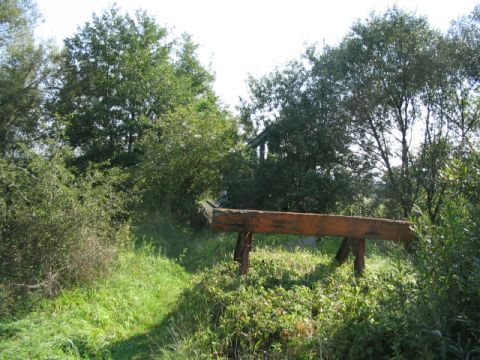 Prellbock vor der Werrabrcke