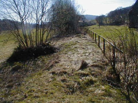 Blick vom Bahnsteig in Richtung Norden