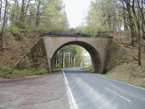 Brcke ber die Strae von Friedrichsbrck nach Hessisch Lichtenau