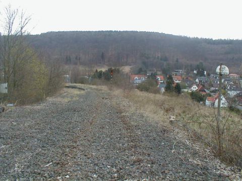 Abzweig der Hafenbahn