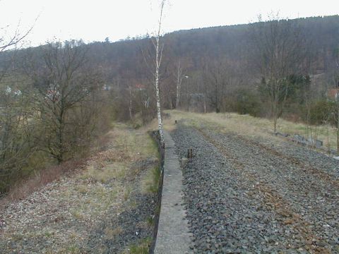 Abzweig der Hafenbahn