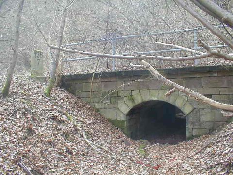 Brcke vor dem Volkmarshausener Tunnel