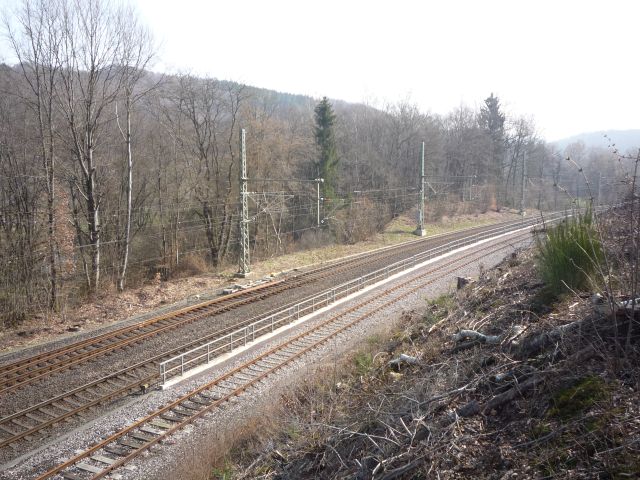 Abzweig der Trasse nach Freisen