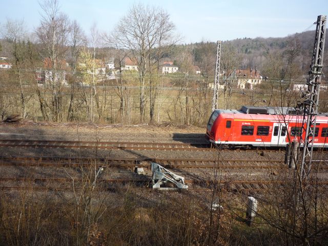 Prellbock des Gleises nach Wolfersweiler