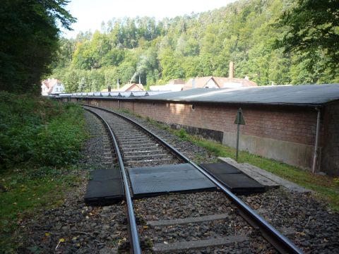 Bahnbergang zwischen Esthal und Erfenstein