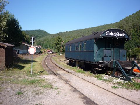 Einfahrt Bahnhof Elmstein