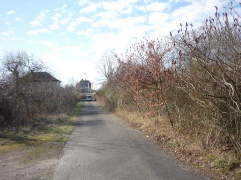 Zufahrt zum Bahnbergang