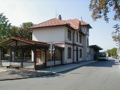 Bahnhof Staufen, Rckseite