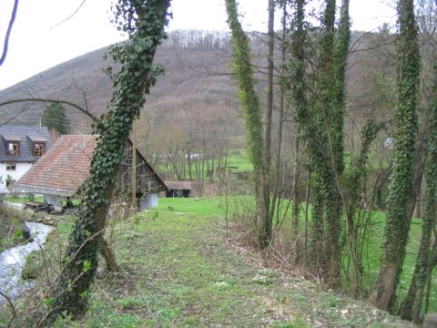 ehemalige Brcke ber den Klemmbach