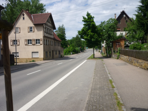 �berquerung der Nagolder Stra�e Ebhausen