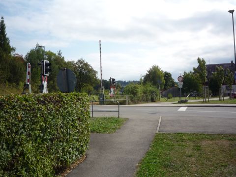 Bahn�bergang �ber die Eisbergsteige