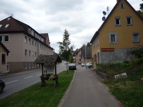 Einfahrt nach Ebhausen