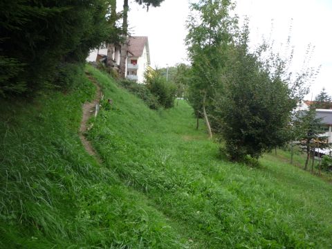 Aufstieg zum Haltepunkt Nagold Stadt