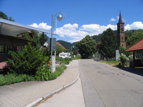 Bahnbergang in Schiltach