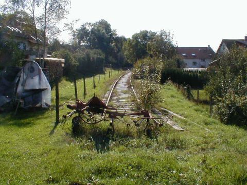 Bahnbergang ber die Jungholzer Strae in flingen