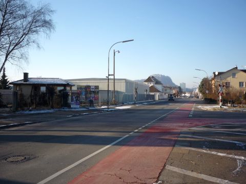 Bahnbergang ber die Bohlinger Strae