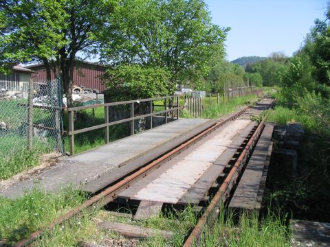 Brcke ber einen Kanal der Stockacher Aach