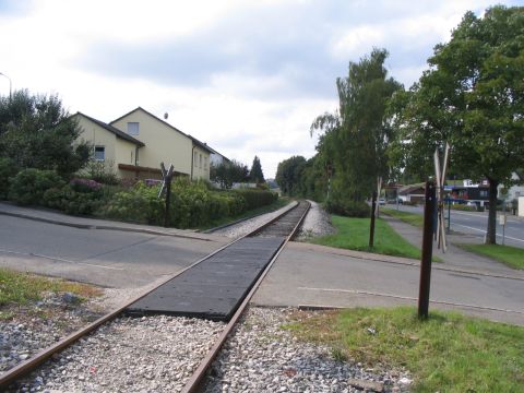 Bahnbergang Groengstingen