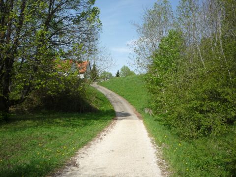 Ehemaliger Einschnitt in Gosheim