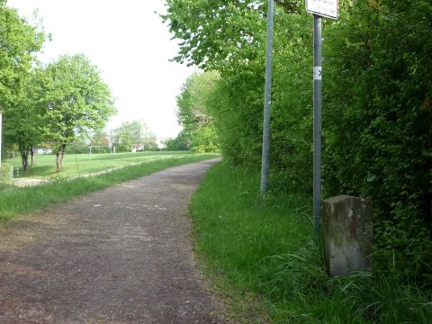 Vor dem Haltepunkt Spaichingen Nord