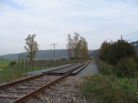 Brcke ber die Strae aus dem Breitental