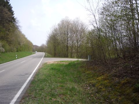 Bahnbergang ber die alte Strae von Tiefenbach nach Odenheim