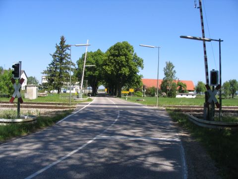 Bahnbergang in Ungerhausen