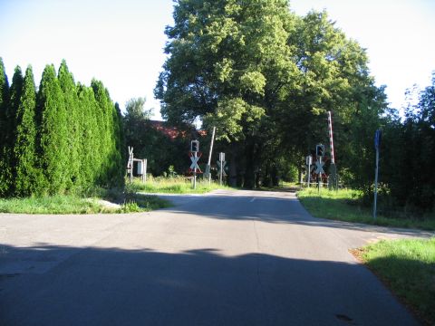 Bahnbergang in Memmingen