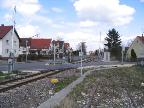 1. Bahnbergang in Sontheim