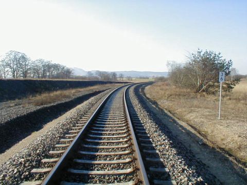 Abzweig der Grubenanschlussbahn