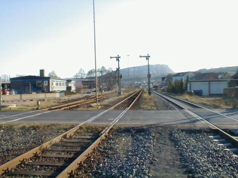 Bahnbergang ber die Heringer Strae