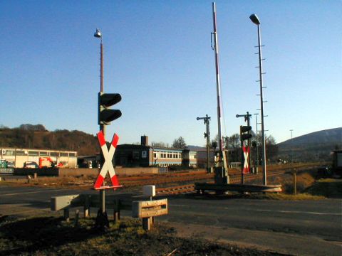 Bahnbergang ber die Heringer Strae