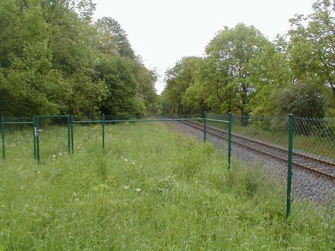 Einmndung der Trasse der Ulstertalbahn