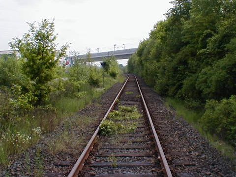 Viadukt der Neubaustrecke Kassel - Fulda ber das Fuldatal