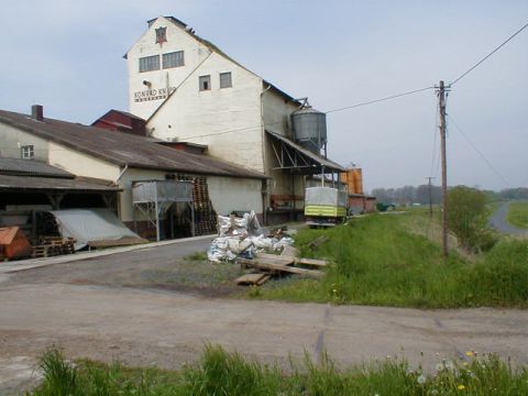 Bahnbergang am Lagerhaus