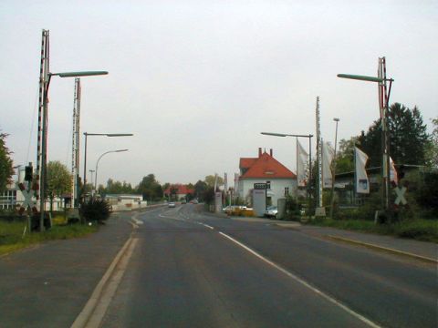 Bahnbergang ber die Junker-Hoose-Strae