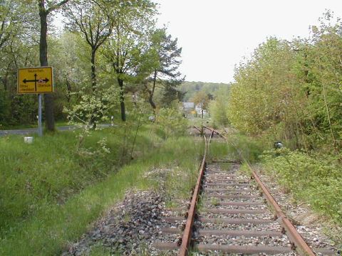 Einfahrt in den Bahnhof Ottrau