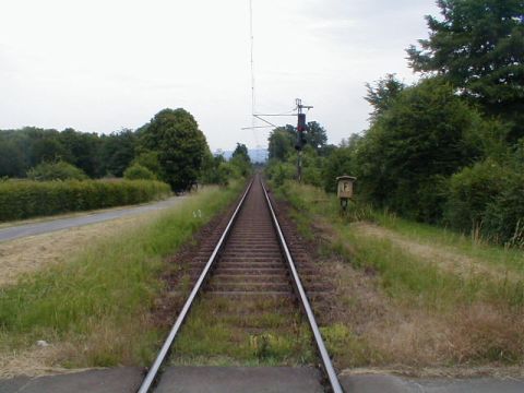 Bahnübergang über die Brüder-Grimm-Straße