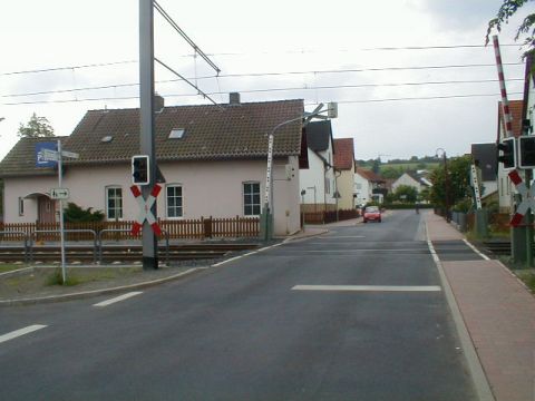Bahnübergang über die Bahnhofstraße