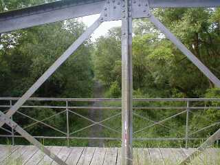 Blick von der Brcke in Richtung Homberg