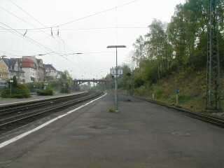 Bahnsteig Treysa