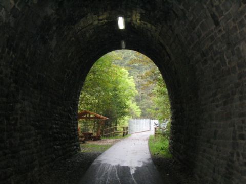 Blick aus dem Nordportal des Hundsrcktunnels