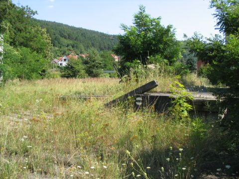 Zufahrt VEB Bergmaschinen Dietlas