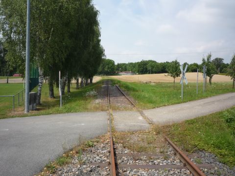 Bahnbergang am Sportplatz