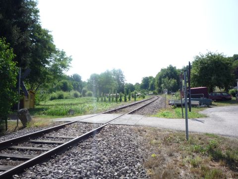 Bahnbergang in Untergimpern
